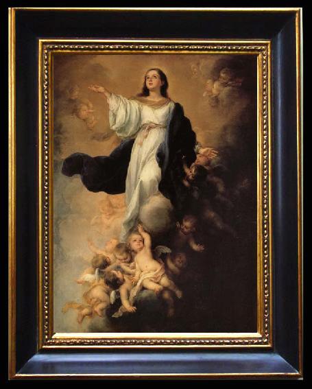 framed  Bartolome Esteban Murillo The Assumption of the Virgin, Ta093